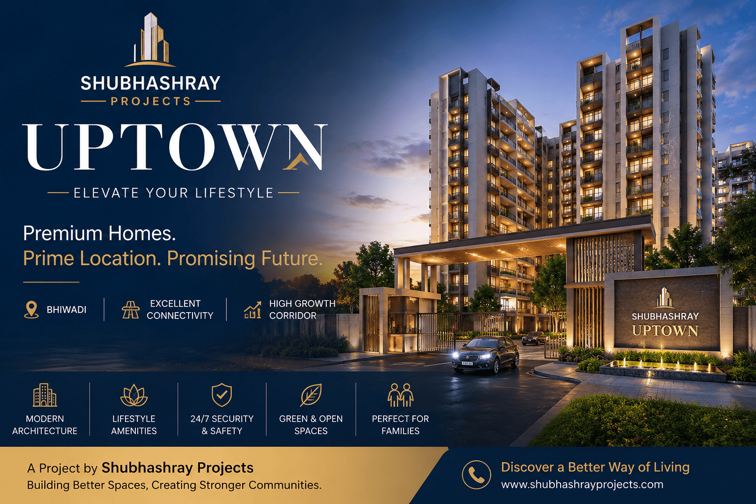 Shubhashray Uptown - Affordable Flats Bhiwadi